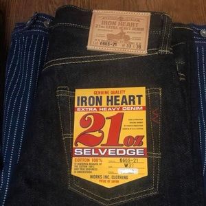 IH-666S-21 Indigo Selvedge Slim Straight